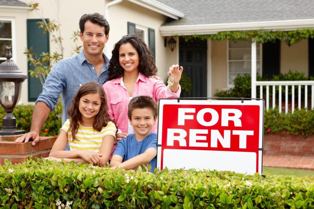 family outside home for rent